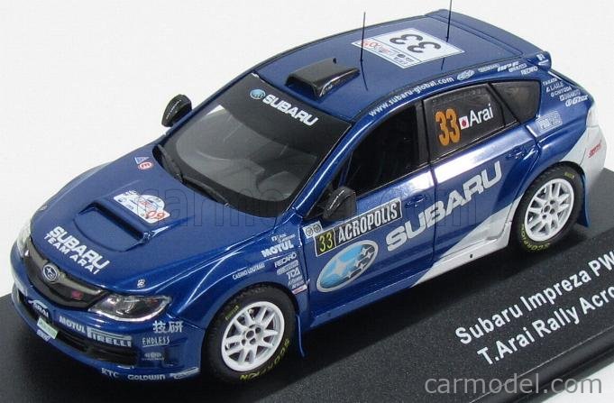 Miniature Voiture IXO 1/43 Subaru Impreza Arai Rallye Ypres 2010 - Collection