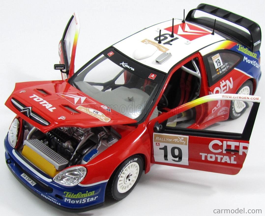 Voitures de rallye miniatures Sunstar Citroën