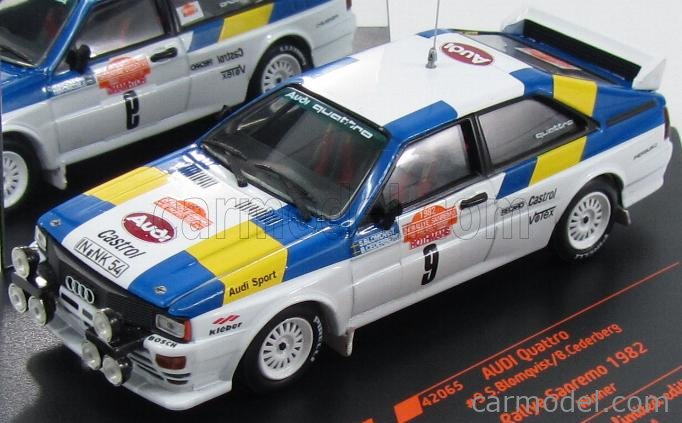 VITESSE 42065 Scale 1/43 | AUDI QUATTRO N 9 WINNER RALLY SANREMO 1982 S ...