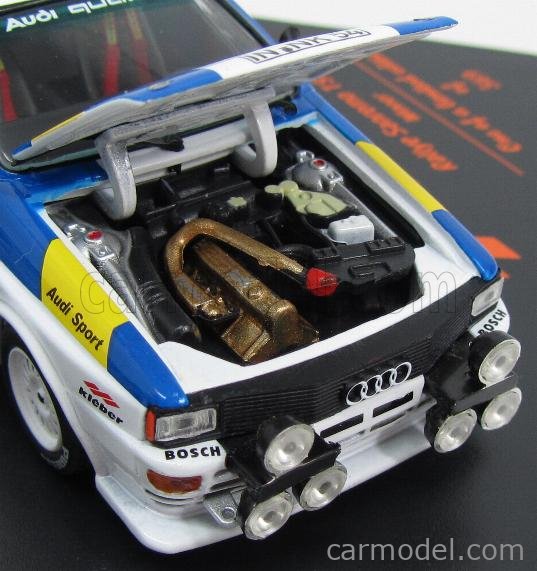 Skala 1/43 Audi Sport Quattro, S.Blomqvist/B.Cederberg Swedish Rally 1985' f Troféu