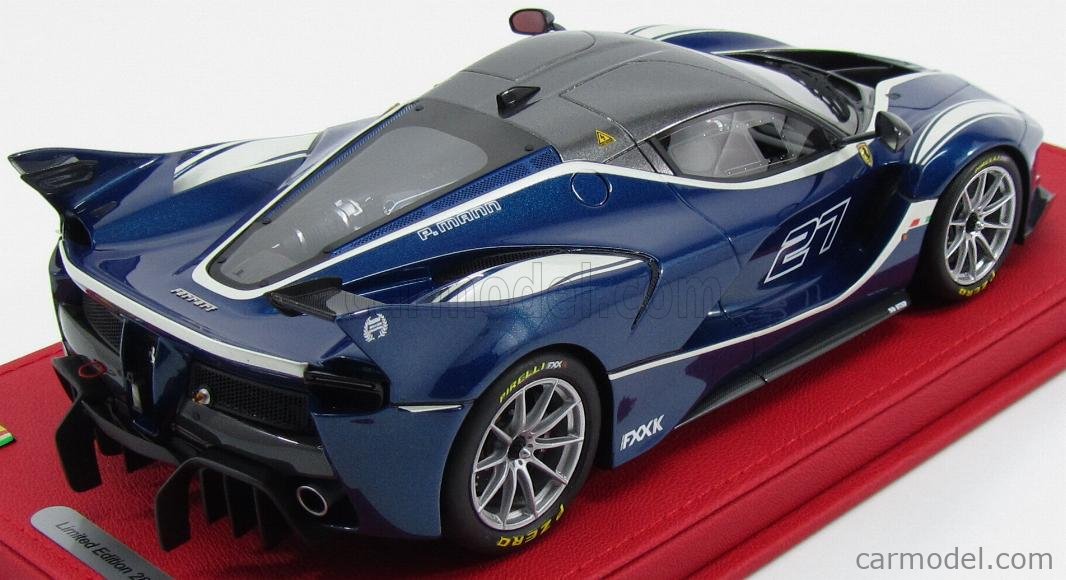 BBR-MODELS P18119D Scale 1/18 | FERRARI FXX-K N 27 2015 BLUE MET