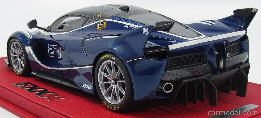BBR-MODELS P18119D Scale 1/18 | FERRARI FXX-K N 27 2015 BLUE MET