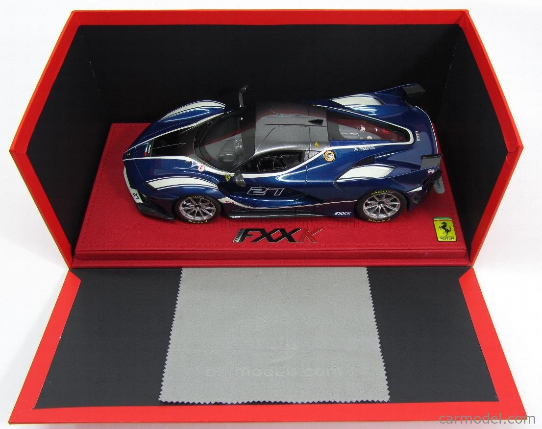 BBR-MODELS P18119D Scale 1/18 | FERRARI FXX-K N 27 2015 BLUE MET