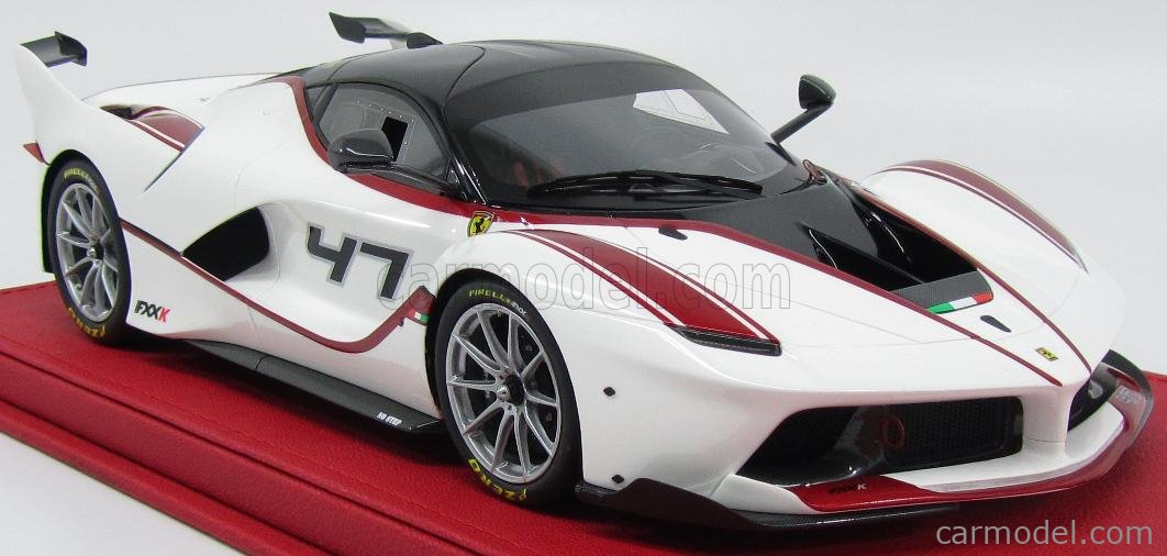 BBR-MODELS P18119A Scale 1/18 | FERRARI FXX-K N 47 2015 BIANCO