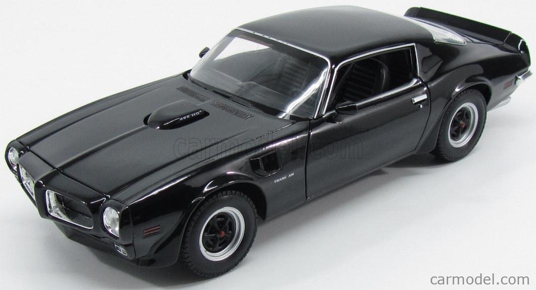 Pontiac Firebird TransAm 1972 schwarz Modellauto 12566 Welly 1:18