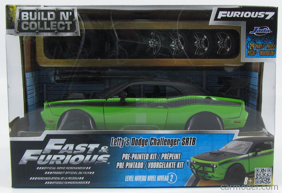 Fast and Furious Lettys Dodge Challenger SRT8 Off Road 1:24 Model Kit 97364 