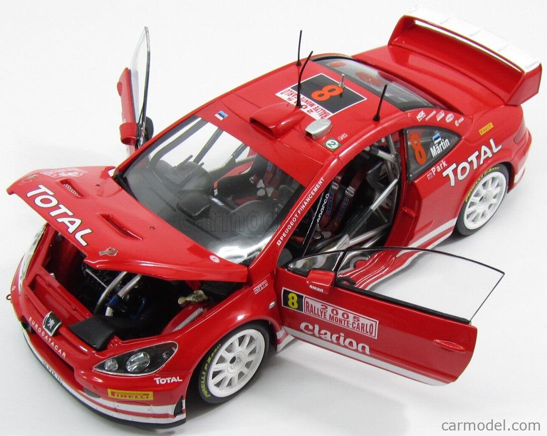Modèle Réduit Peugeot 307 WRC Rallye Monte-Carlo 2005 - Échelle 1:43 Altaya Ixo - Diecast Neuf Sous Vitrine