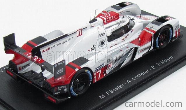 AUDI - R18 E-TRON QUATTRO TEAM AUDI SPORT JOEST N 7 3rd 24h LE MANS 2015  M.FASSLER - A.LOTTERER - B.TRELUYER