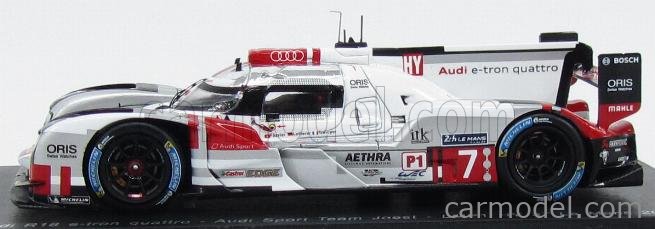 AUDI - R18 E-TRON QUATTRO TEAM AUDI SPORT JOEST N 7 3rd 24h LE MANS 2015  M.FASSLER - A.LOTTERER - B.TRELUYER