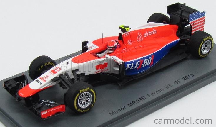 SPARK-MODEL S4623 Scale 1/43 | MANOR F1 MR03B FERRARI N 53