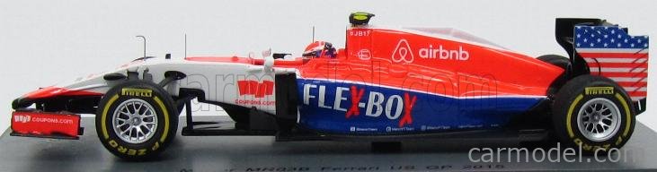 ミニカー SPARK1/43 Manor MR03B F1 Roberto Merhi Spark 1:43 Roberto Merhi Manor MR03B #98 Spain GP Formula 1