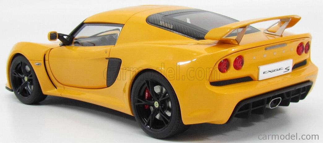 Modèle Réduit De Voiture Die-cast AUTOart 1/18 - Lotus Exige S - Couleurs Blanc/rouge/jaune - Neuf Sous Boîte