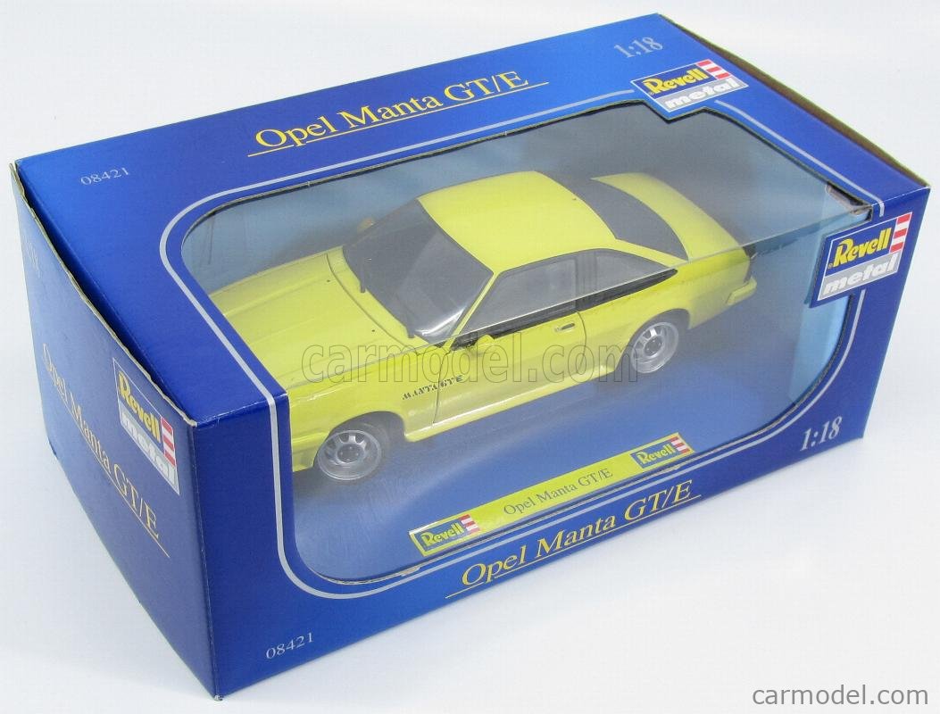 REVELL 08421 Scale 1/18 | OPEL MANTA B GT/E 1977 YELLOW