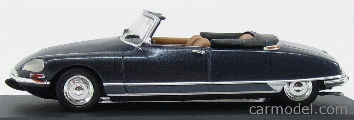 Norev 1/43 Citroën DS21 Cabriolet 1971 - Bleu Crépuscule, Collection, Métal