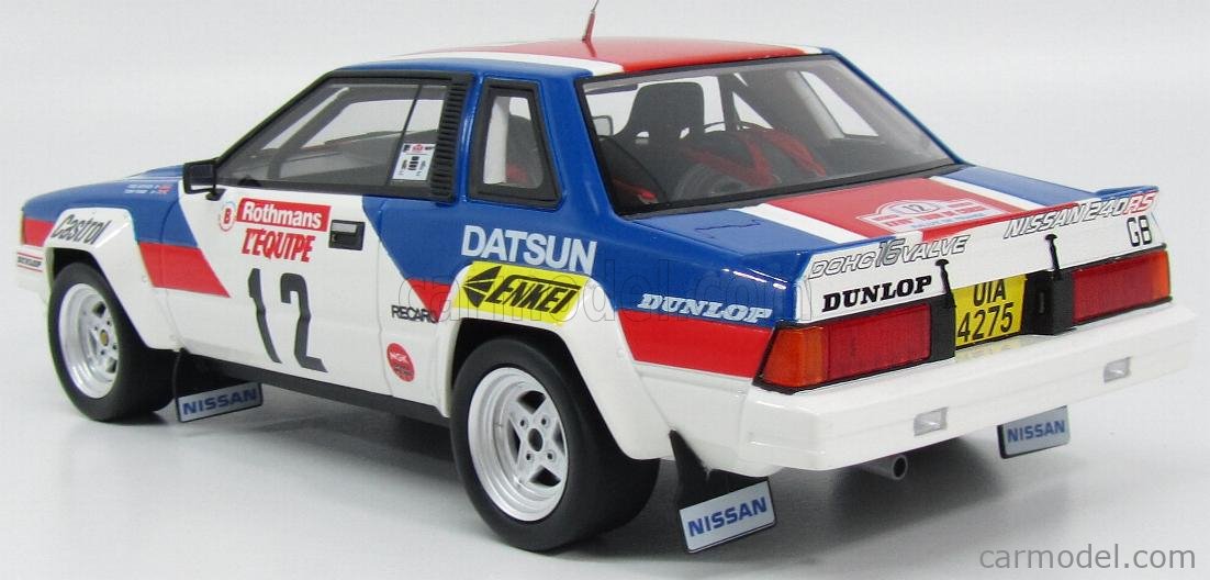 Otto Mobile Ot183 Scale 1 18 Nissan 240 Rs Gr B N 12 Rally Tour De Corse 1983 Tony Pond White