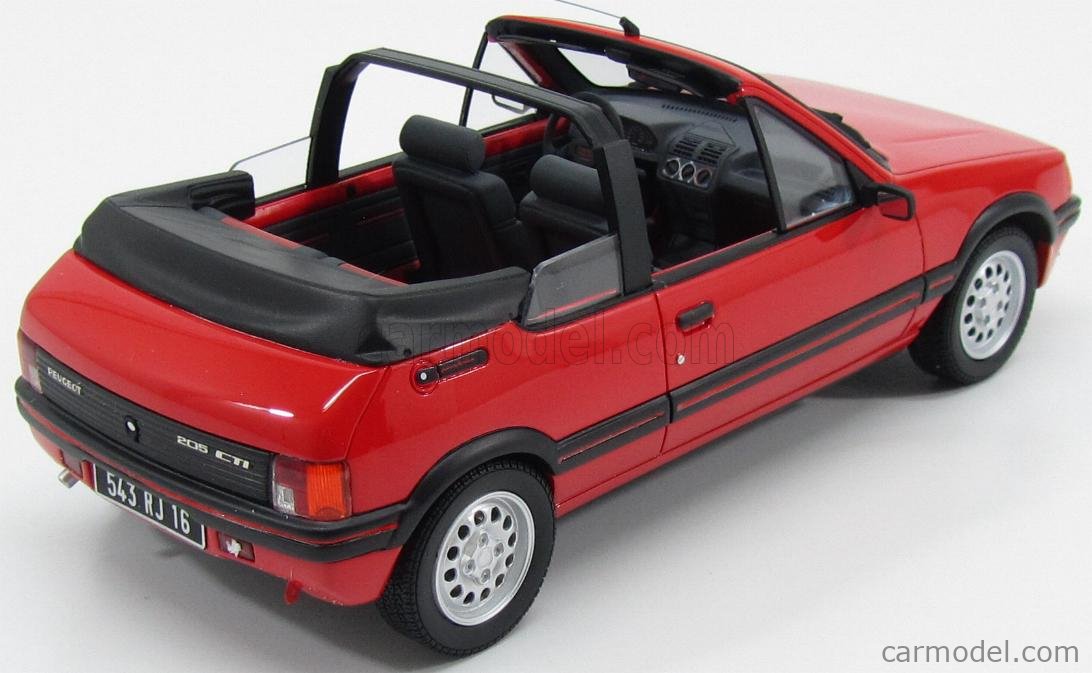 OTTO-MOBILE OT600 Escala 1/18 | PEUGEOT 205 1.6 CTI CABRIOLET OPEN 1986 ...