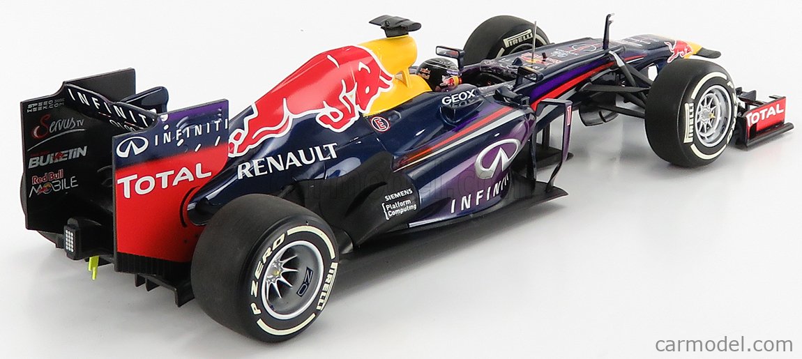 RED BULL - F1 RB9 TEAM INFINITI RED BULL N 1 SEBASTIAN VETTEL WINNER INDIAN  GP 2013 WORLD CHAMPION