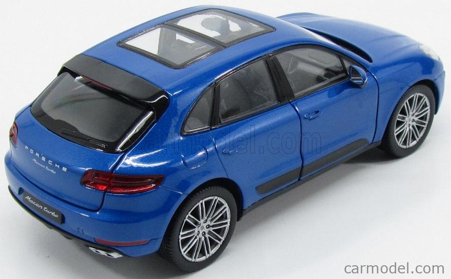 Welly 1:43 Porsche Macan Turbo sombre rouge métallique MAP01995315 modèle voiture MAP01995315