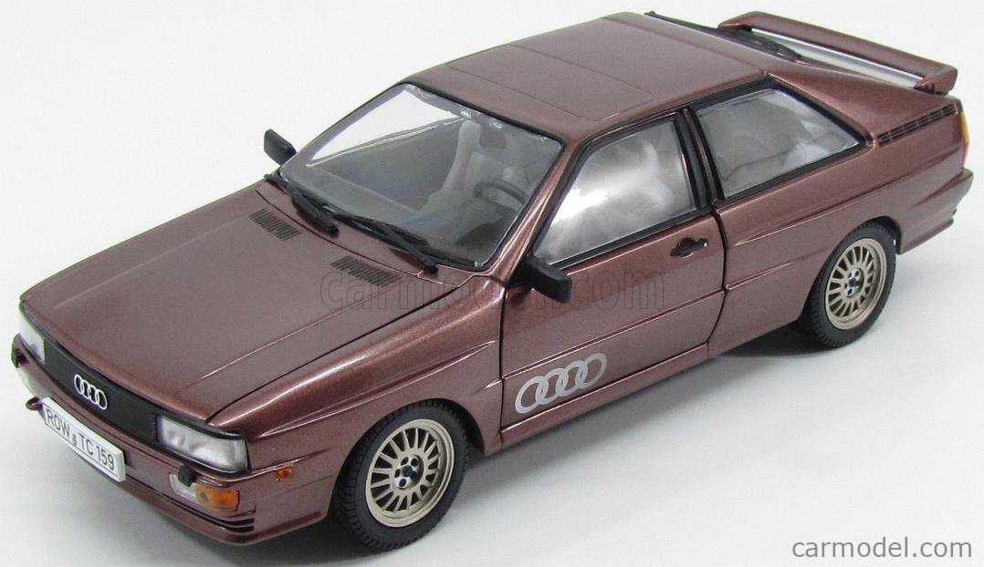 Miniature AUDI Quattro coupé rouge 1981 SUN STAR SUN4158R