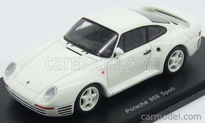 SPARK-MODEL S4478 Scale 1/43 | PORSCHE 959 SPORT COUPE 1986 WHITE