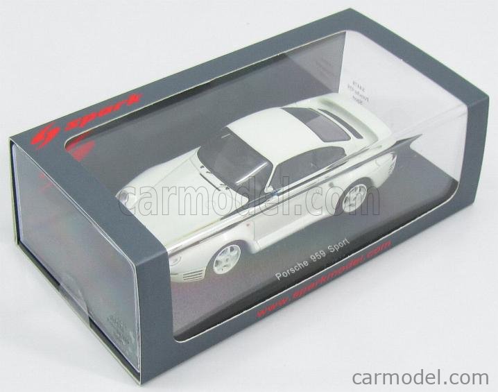 SPARK-MODEL S4478 Scale 1/43 | PORSCHE 959 SPORT COUPE 1986 WHITE