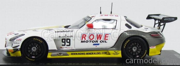 Rowe Racing Sls Amg SPARK-MODEL SB107 Scale 1/43 | MERCEDES BENZ SLS AMG GT3 TEAM ROWE ...