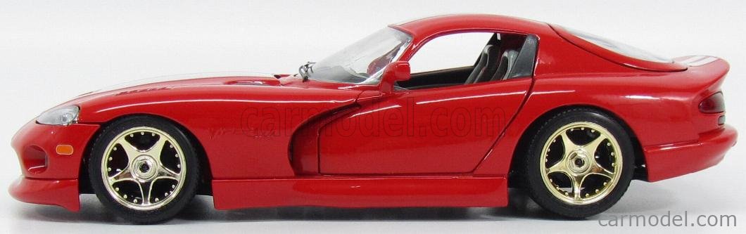 Dodge Viper GTS coupe 1996 1/18 【6095m】 1996 Dodge Viper GTS Coupe w/Box 1:18 Blue White Model