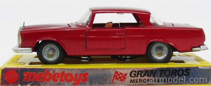MEBETOYS MATTEL A19 Scala 1/43 | MERCEDES BENZ 250 COUPE RED MET