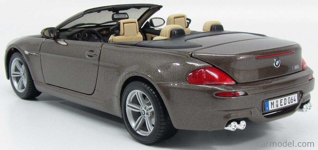 Maisto 31145brnz BMW M6 Convertible Bronze 1-18 voitures miniatures 