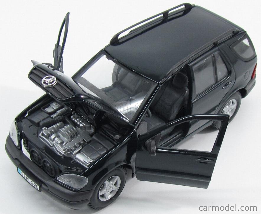 Maisto 1/24 - Mercedes Benz ML320 Bleu Foncé, Modèle Miniature Diecast