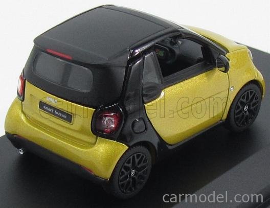 NOREV 1:43 Smart fortwo Cabrio B66960288 BR A453 black-to-yellow/black Neu OVP 