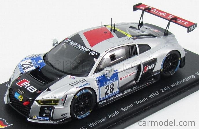 spark 1/43 audi R8 ニュル　2017年ウィナー spark 1/43 audi R8 ニュル 2017年ウィナー - メルカリ