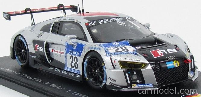 spark 1/43 audi R8 ニュル　2017年ウィナー spark 1/43 audi R8 ニュル 2017年ウィナー - メルカリ