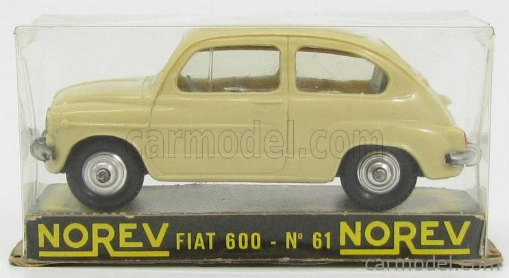 NOREV PLAST 61 Scale 1/43 | FIAT 600 IVORY