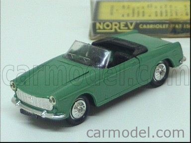 Norev Plast 66 Scale 1 43 Fiat 1500 Cabriolet Green