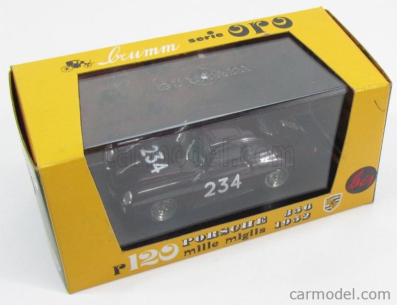 Miniature Brumm 1/43 Porsche 356 Mille Miglia 1952 #248 - Occasion Bon état - Collection