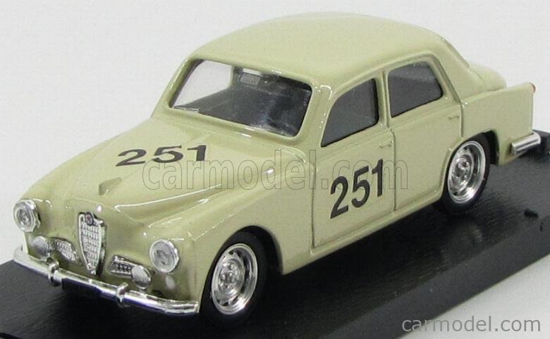 Altaya 1/43 - Alfa Romeo 1900 TI #326 Mille Miglia 1954 - Superbe Miniature Diecast Marron