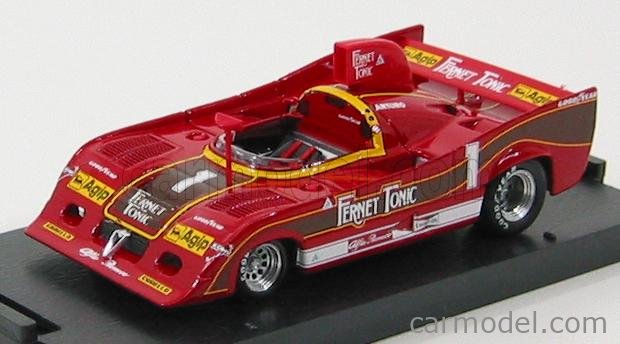 Mercury 1/43 Alfa Romeo 33 #1 Rouge - Voiture Miniature Vintage Tôle