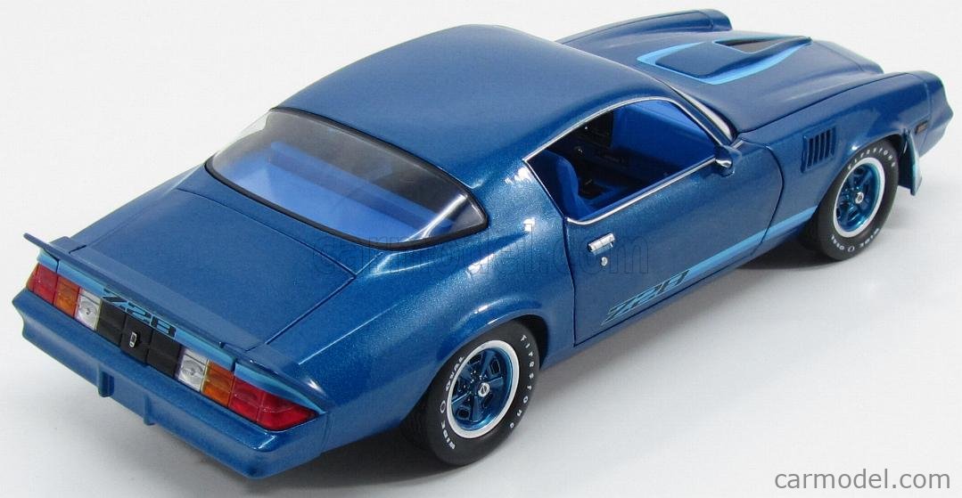 GREENLIGHT 12904 Scale 1/18 | CHEVROLET CAMARO Z28 COUPE 1978 BLUE MET