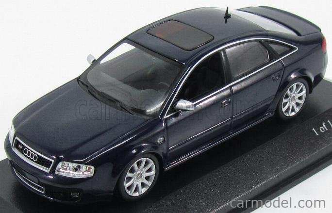 MINICHAMPS 400011702 Scale 1/43 | AUDI A6 RS6 2002 BLUE MET