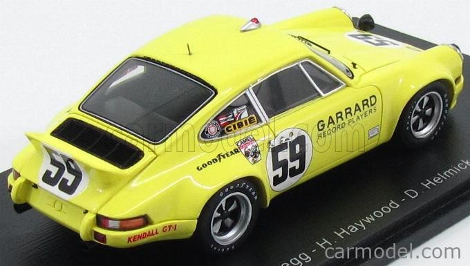 PORSCHE - 911 CARRERA RSR 2.8 TEAM GARRARD N 59 WINNER 12h SEBRING 1973  GREGG - HAYWOOD - HELMICK