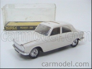 Norev N° 5 Peugeot 204 Bleu Foncé Sans Boite 1/43 Ancienne