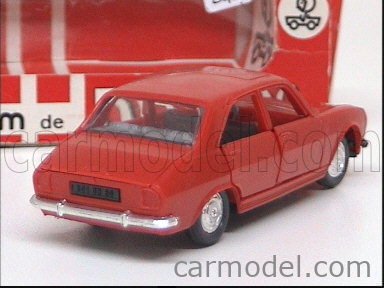 1/43 Ancien Norev Peugeot 504 N°160 rouge - Modélisme