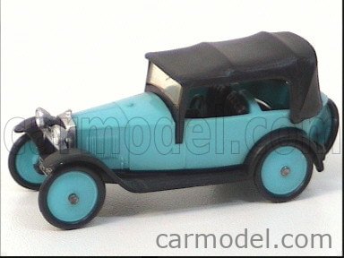 Modèle Réduit Norev 1:43 - Peugeot 172 R (1927) - Turquoise - Occasion - Oldtimer