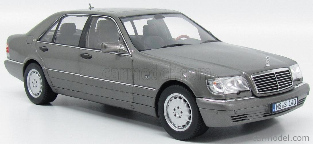 NOREV 183564 Scale 1/18 | MERCEDES BENZ S-CLASS 600 W140 1997 GREY MET