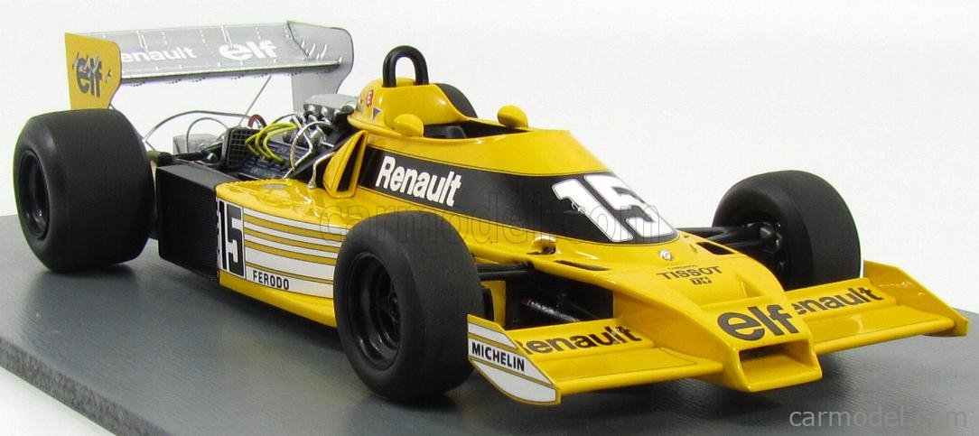 RENAULT - F1 RS01/1 N 15 BRITISH GP 1977 JEAN PIERRE JABOUILLE