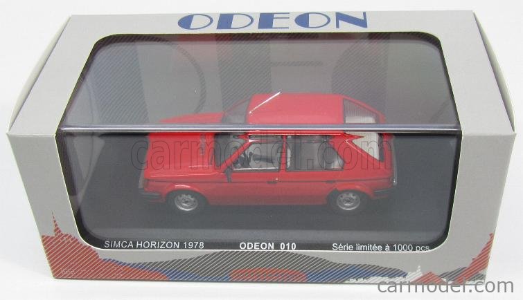 Simca Horizon 1978 rot 1:43 Odeon Modellauto 