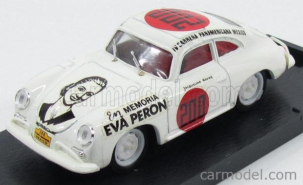 BRUMM 1/43 N° S020 PORSCHE 356 COUPE 1952 CARRERA MEXICO 