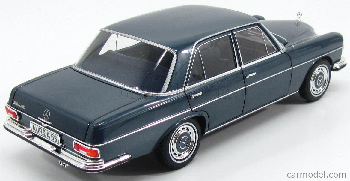 自動車 NOREV Mercedes Benz 280SE 1/18 Mercedes-Benz 280 SE Cabriolet 1969 Silver metallic 1:18 – Norev