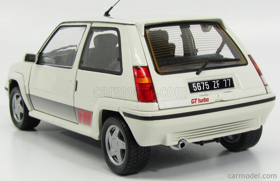 Renault 5 GT Turbo Phase II 1989 Panda White Norev 185206 - Miniatures  Autos Motos